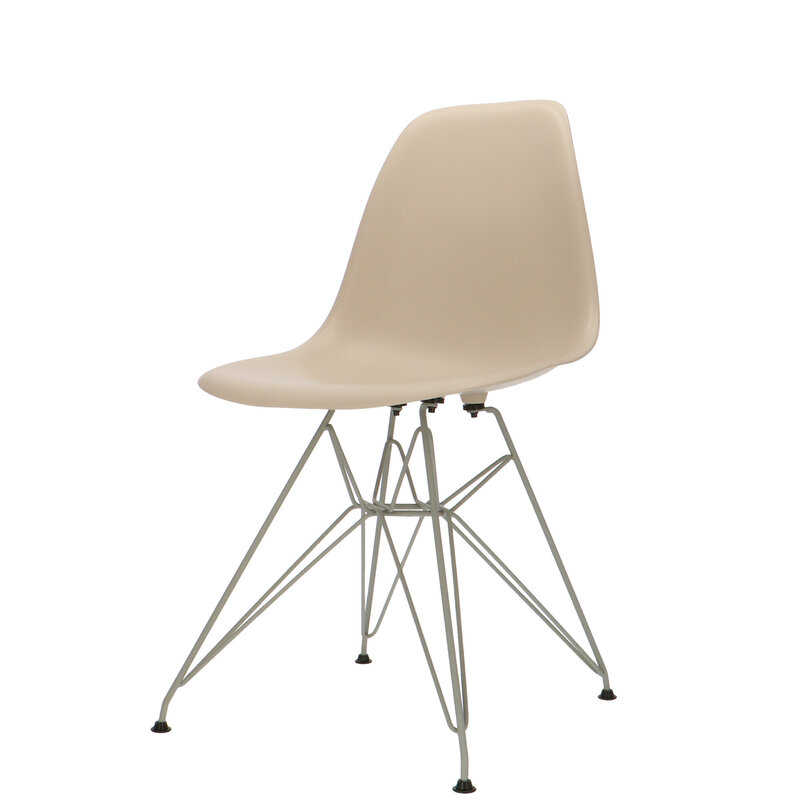 POPfurniture POP Chair DSR Grey Base Greige
