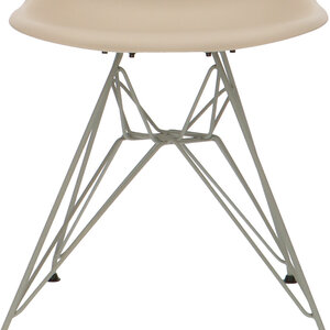 POPfurniture POP Chair DSR Grey Base Greige