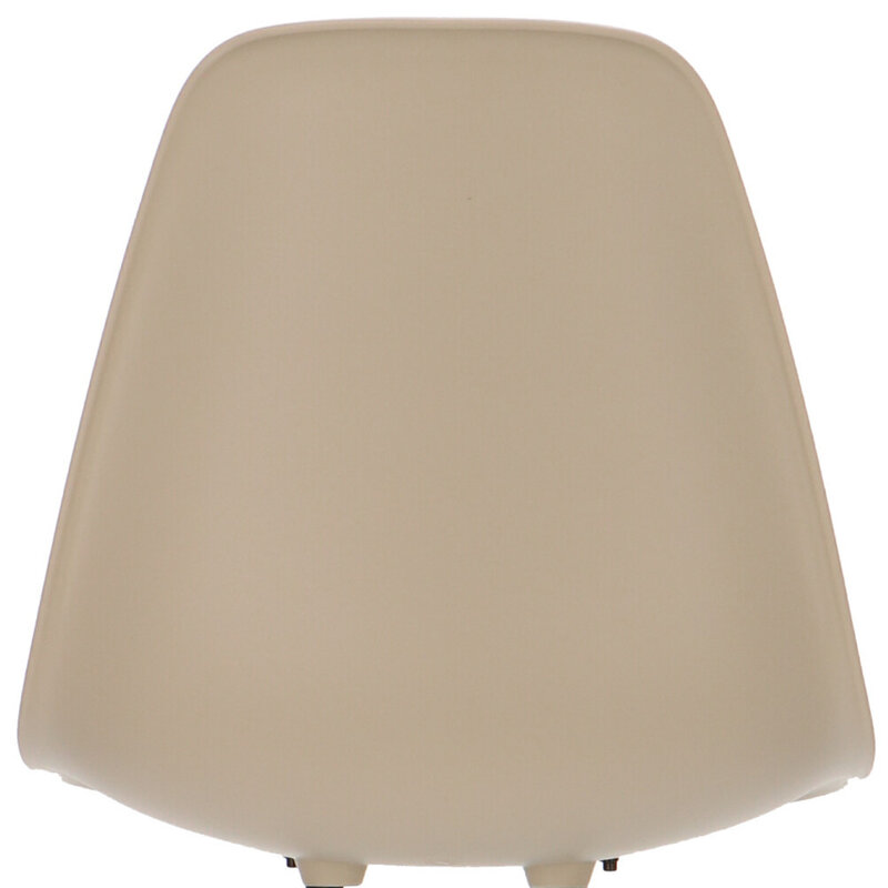 POPfurniture POP Stuhl DSR Graues Untergestell Greige