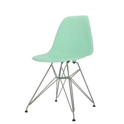 Chaise POP DSR Pieds Gris Vert Menthe