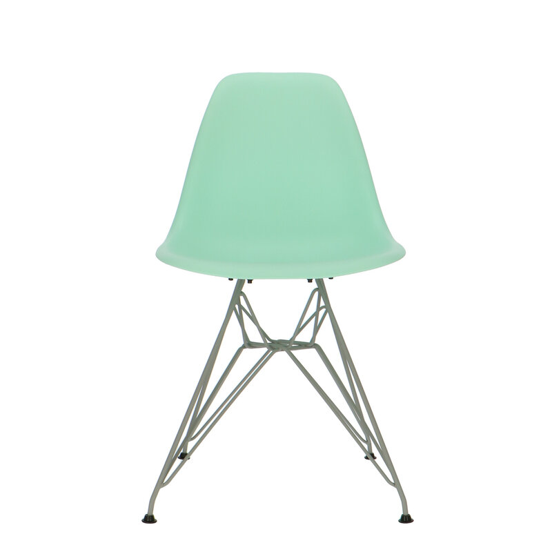 POPfurniture Chaise POP DSR Pieds Gris Vert Menthe
