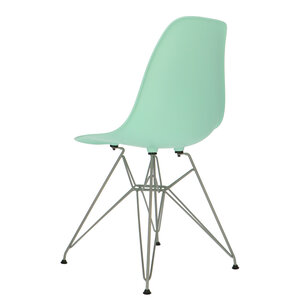 POPfurniture POP Chair DSR Grey Base Mint Green