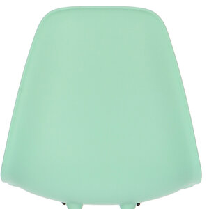 POPfurniture Chaise POP DSR Pieds Gris Vert Menthe