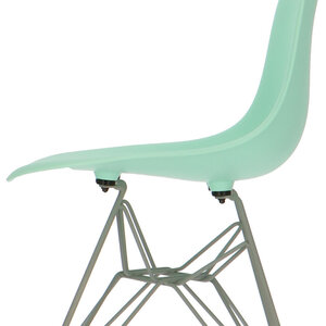 POPfurniture POP Chair DSR Grey Base Mint Green
