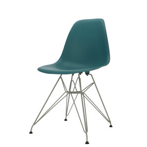 Chaise POP DSR Pieds Gris Bleu Petrole POPfurniture Chaise POP DSR Pieds Gris Bleu Petrole