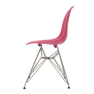 POPfurniture POP Stol DSR Grå Bas Rosa