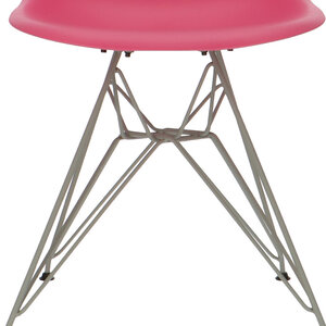 POPfurniture Chaise POP DSR Pieds Gris Rose