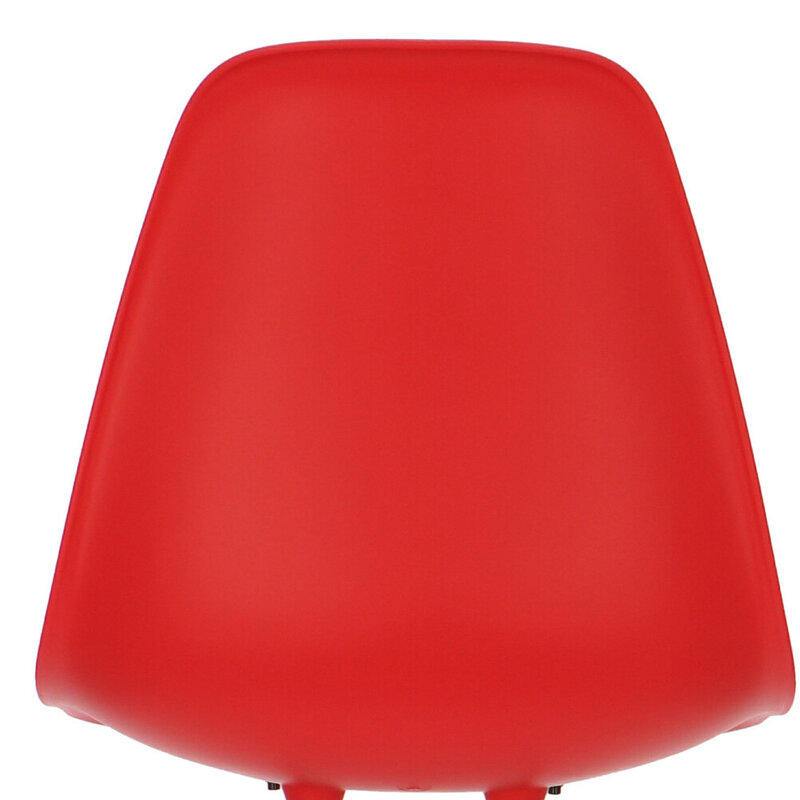 POPfurniture POP Stol DSR Grå Bas Röd