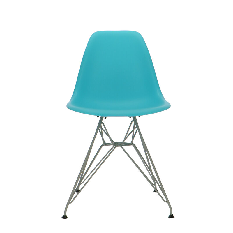 POPfurniture POP Stol DSR Grå ChassisTurkis