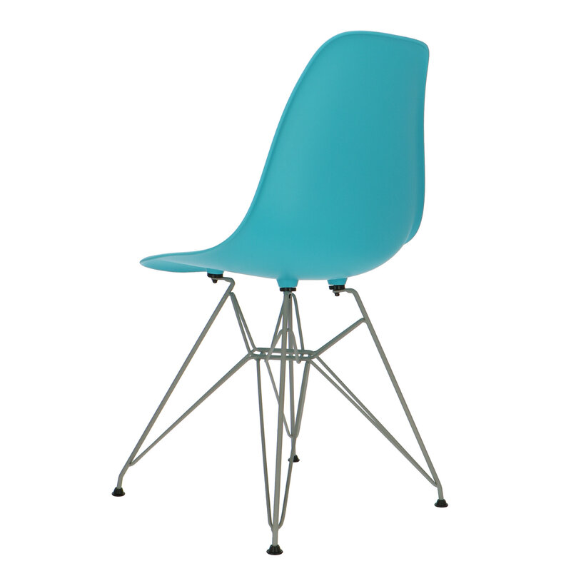 POPfurniture POP Stol DSR Grå Bas Turkos