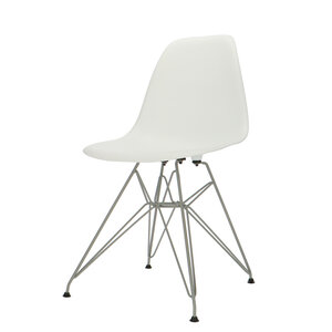 POP Chair DSR Grey Base White POPfurniture POP Chair DSR Grey Base White