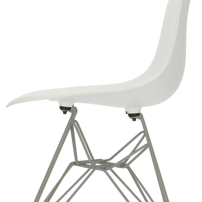 POP Chair DSR Grey Base White POPfurniture POP Chair DSR Grey Base White