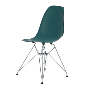 Chaise POP DSR Bleu Petrole POPfurniture Chaise POP DSR Bleu Petrole