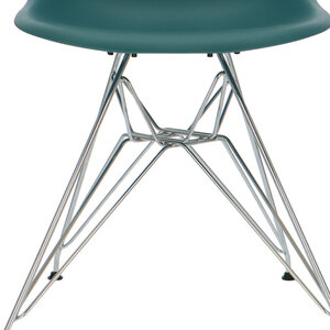 Chaise POP DSR Bleu Petrole POPfurniture Chaise POP DSR Bleu Petrole