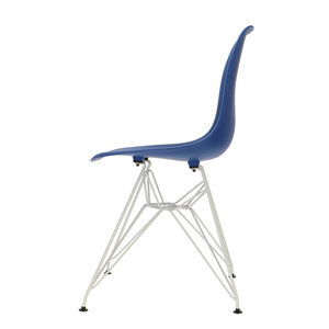 POPfurniture POP Stol DSR Vit Bas Mörkblå