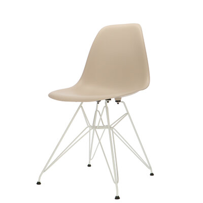 POPfurniture POP Chair DSR White Base Greige POP Chair DSR White Base Greige