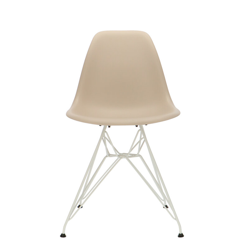 POPfurniture POP Chair DSR White Base Greige