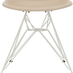POPfurniture POP Chair DSR White Base Greige