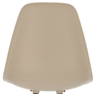 POPfurniture POP Chair DSR White Base Greige