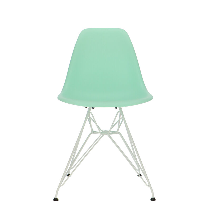 POPfurniture POP Stuhl DSR Weißes Untergestell Minzgrün