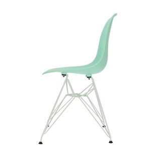 POPfurniture POP Chair DSR White Base Mint Green