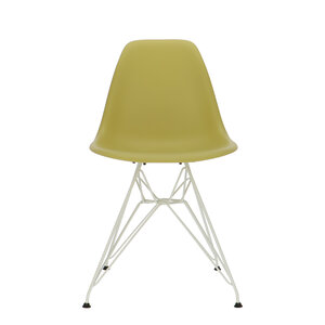 POPfurniture POP Stol DSR Vit Bas Olivgrön