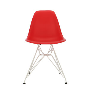 POPfurniture POP Chair DSR White Base Red