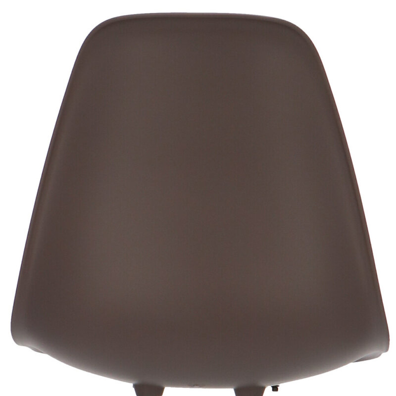 POPfurniture POP Chair DSR White Base Taupe