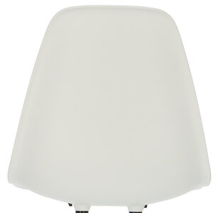 POPfurniture POP Stuhl DSR Weißes Untergestell Weiß