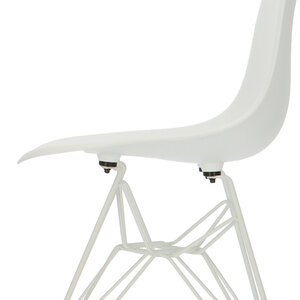 POPfurniture POP Stuhl DSR Weißes Untergestell Weiß