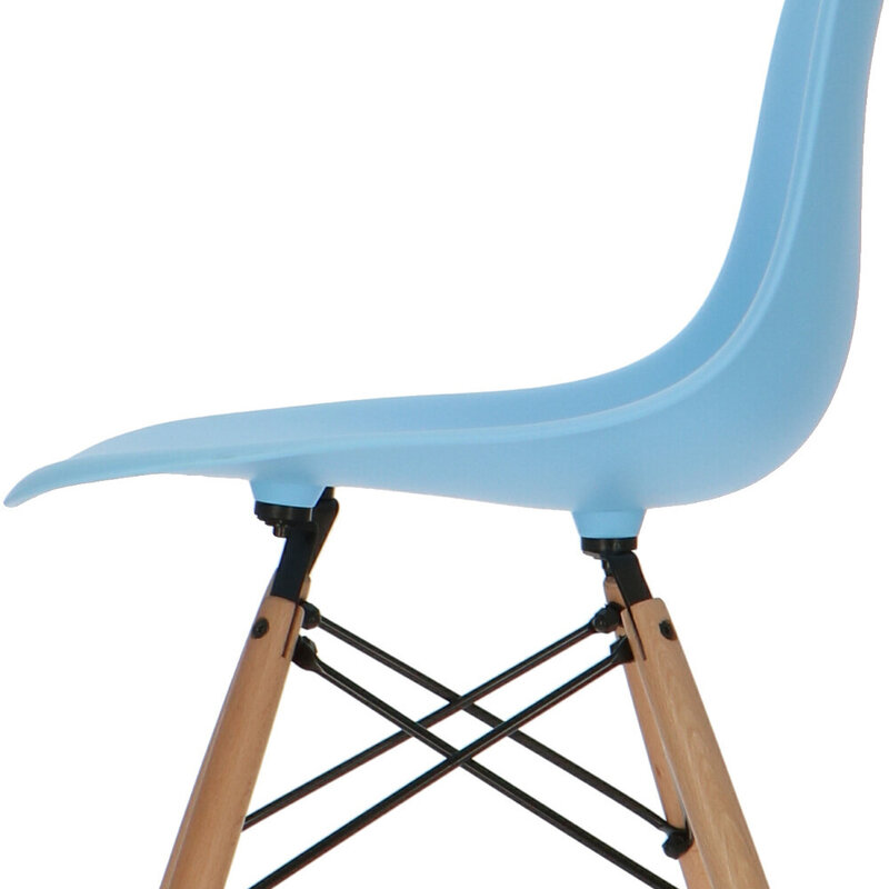 POPfurniture POP Stuhl DSW Blau