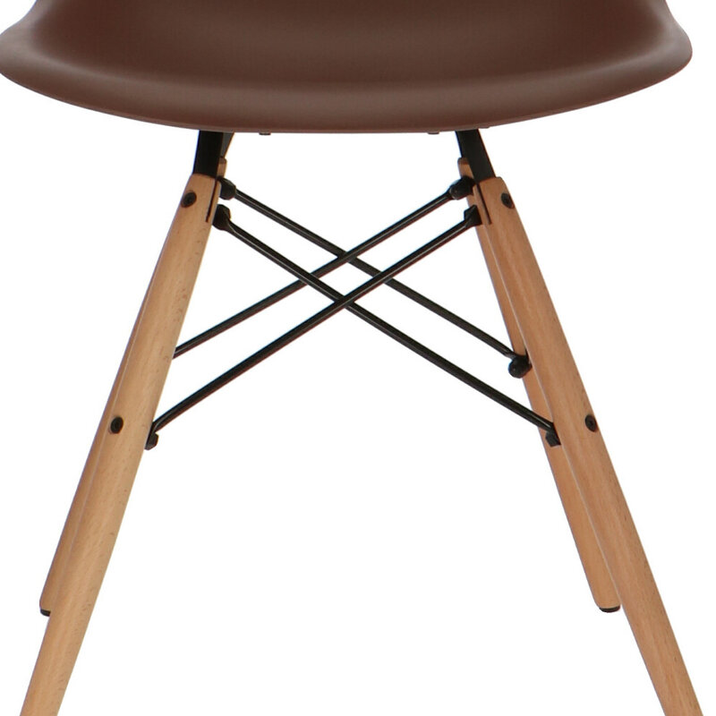 POPfurniture POP Chair DSW Brown