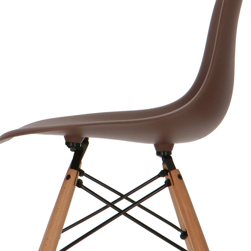 POPfurniture POP Stuhl DSW Braun