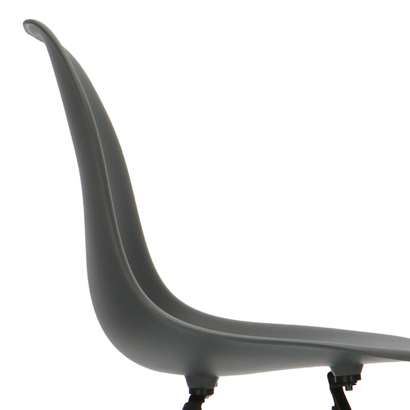 POPfurniture Chaise POP DSW Base Sombre Anthracite