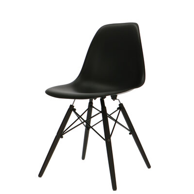 POPfurniture POP Chair DSW Dark Base Black POP Chair DSW Dark Base Black