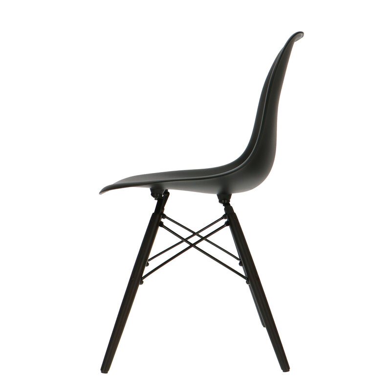 POPfurniture POP Chair DSW Dark Base Black