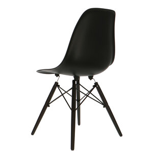 POPfurniture Chaise POP DSW Base Sombre Noir