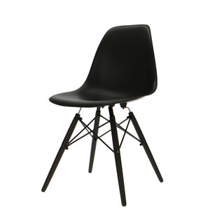 POPfurniture Chaise POP DSW Base Sombre Noir