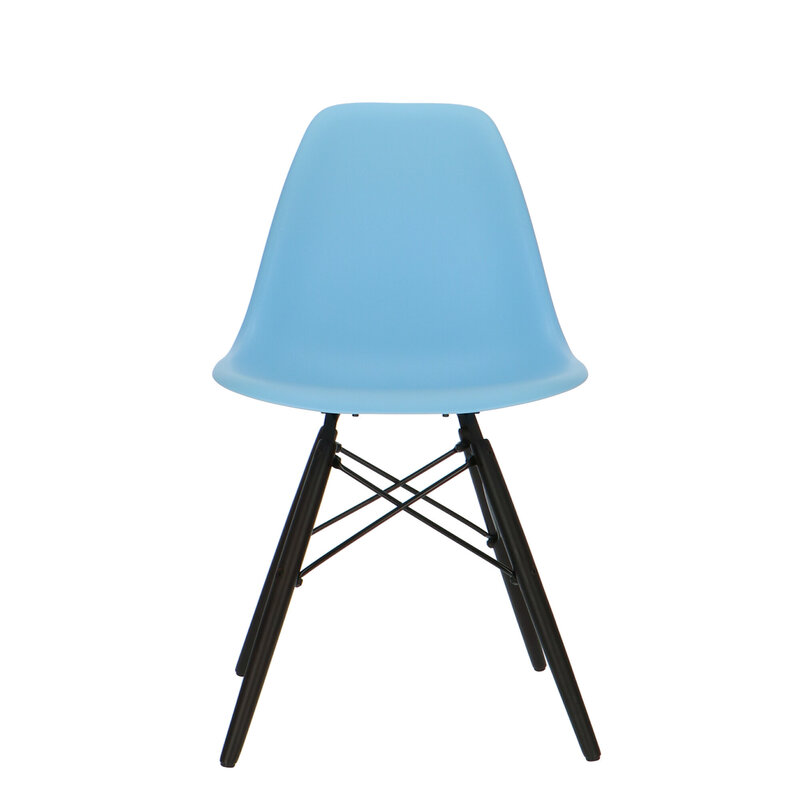 POPfurniture Chaise POP DSW Base Sombre Bleu