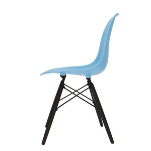 POPfurniture POP Chair DSW Dark Base Blue