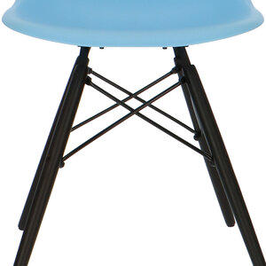 POP Stol DSW Mørkt Chassis Blå POPfurniture POP Stol DSW Mørkt Chassis Blå