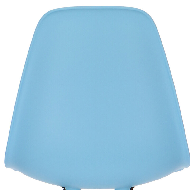 POPfurniture POP Chair DSW Dark Base Blue