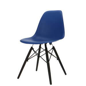 POPfurniture POP Chair DSW Dark Base Dark Blue