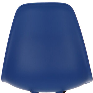 POPfurniture POP Stuhl DSW dunkles Untergestell Dunkelblau