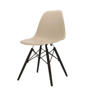 POPfurniture POP Chair DSW Dark Base Greige