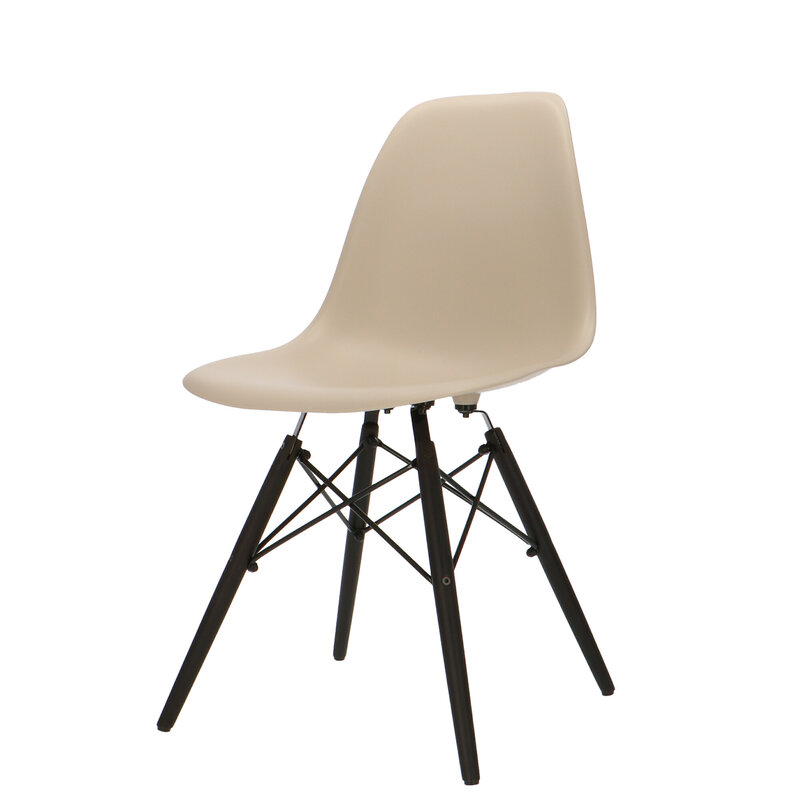 POPfurniture POP Chair DSW Dark Base Greige