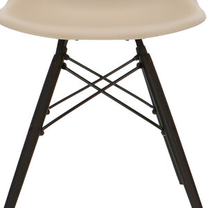 POPfurniture POP Stuhl DSW dunkles Untergestell Greige