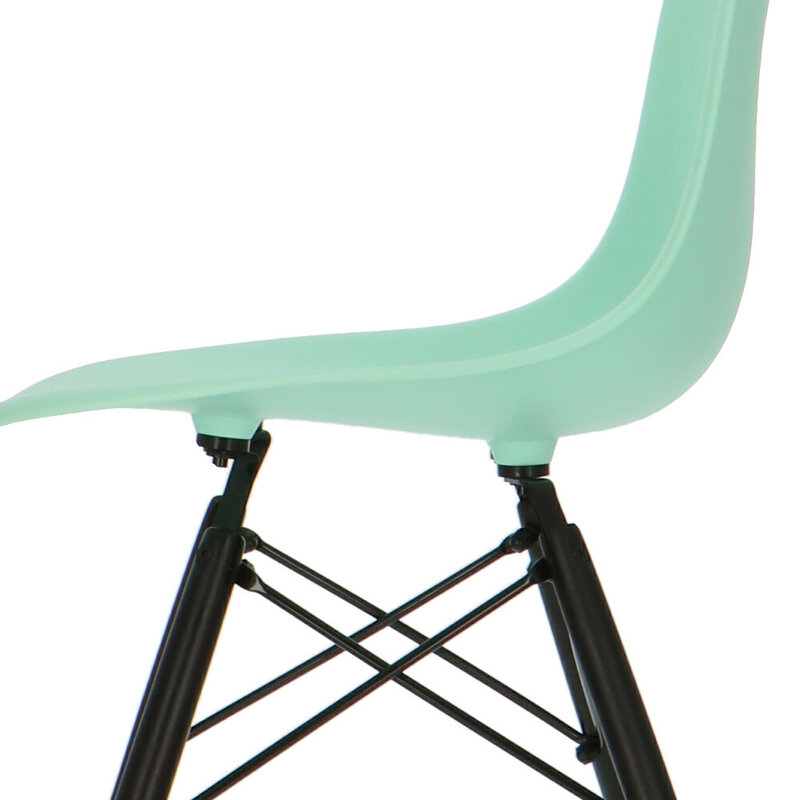 POPfurniture POP Stuhl DSW dunkles Untergestell Minzgrün