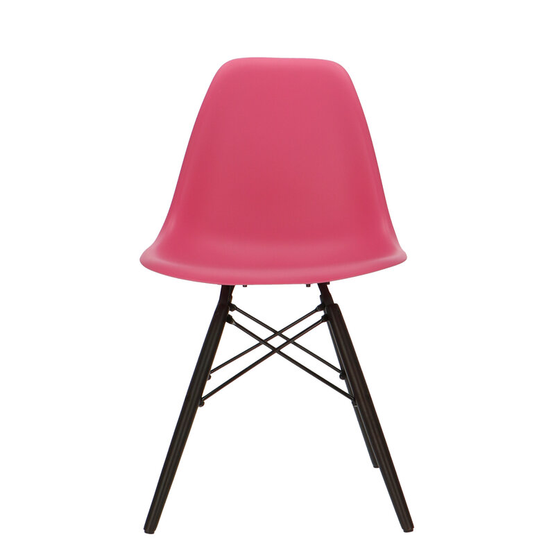 POPfurniture POP Stuhl DSW dunkles Untergestell Rosa