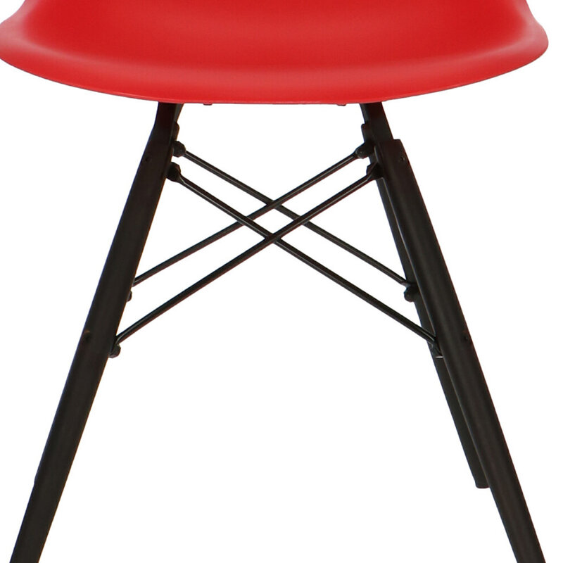 POP Stol DSW Mörk Bas Röd POPfurniture POP Stol DSW Mörk Bas Röd